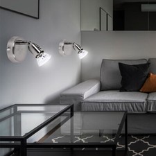 Applique Murale Spot Tache Lampe Spot LED Projecteur Pivotant Couloir 2er Set