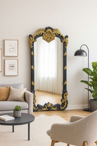 Grande baroque miroir luxe - baroque, –