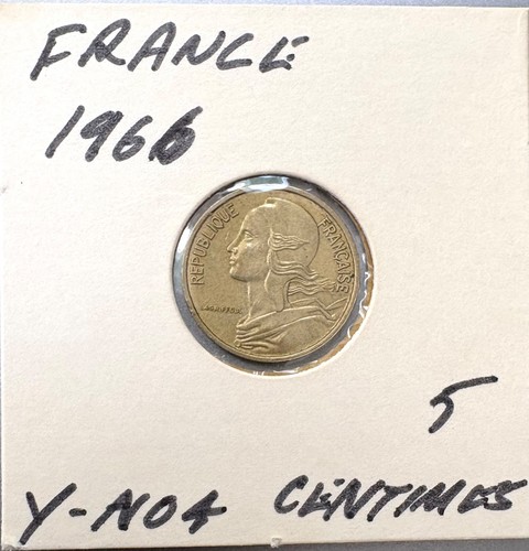 France 1966 centimes - france, 5