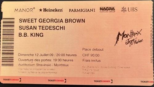 Billet concert montreux - billet,