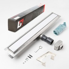 Caniveau Verre Blanc 600x70mm