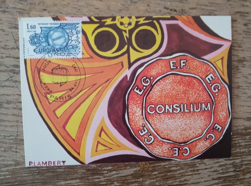 Carte postale premier jour - carte,