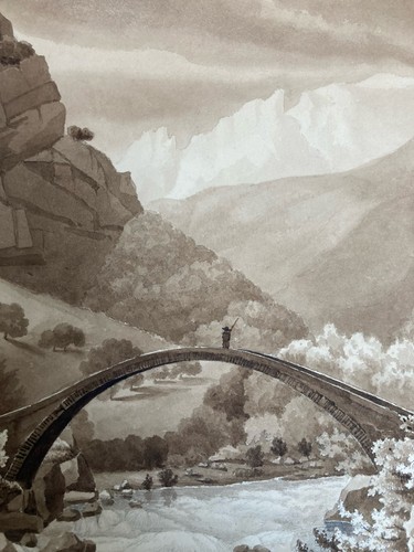 Très belle peinture lavis - belle,