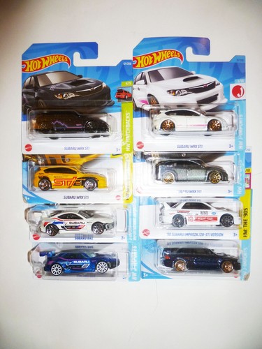 Lot hot wheels subaru impreza - hot,