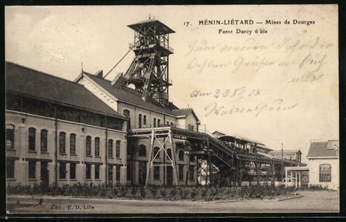 Cpa hénin liétard mines de - hénin-liétard,,