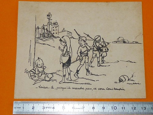 Dessin carte poulbot guerre - dessin,