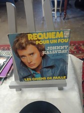 JOHNNY HALLYDAY " REQUIEM POUR UN FOU " DISQUE VINYL 45 TOURS