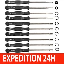 Hippotech 10 pcs Outil de réglage du carburateur Kit de Tournevis pour carbur...