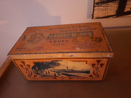 Boite tole litho biscuits - litho,