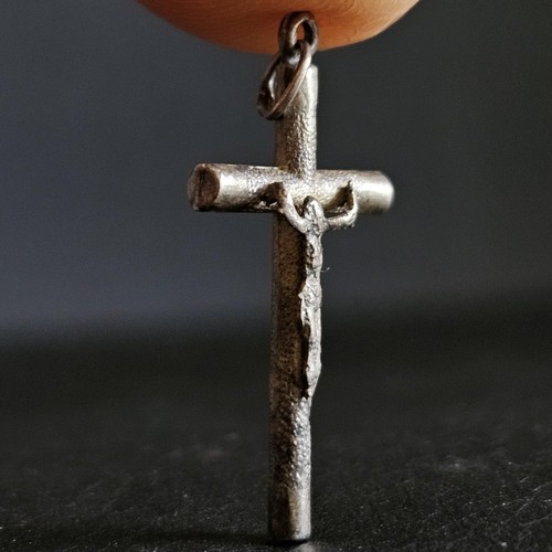 Pendentif croix argent massif