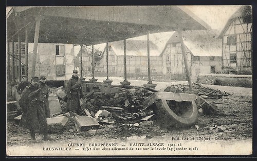 Cpa balschwiller effet un - cpa, balschwiller,