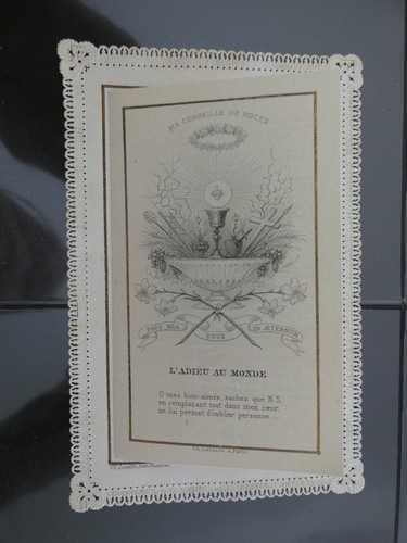 Image pieuse volet adieu - pieuse, a
