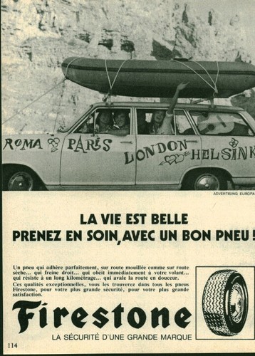 Publicité ancienne voiture