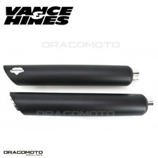 Harley FXDF 1584 ABS Dyna Fat Bob 2012 Twin Slash Pot échappement Vance & Hin...