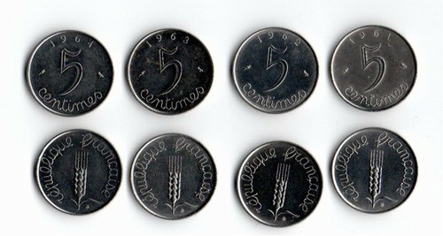 Lot centime épi 4 pièces - 5,