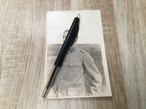 Carte postale photo poilu - postale,
