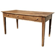 Table de ferme Bureau Merisier