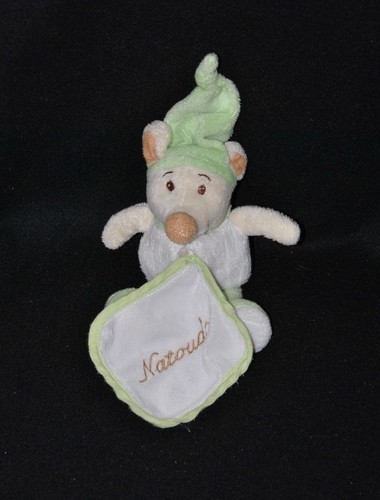 Peluche doudou souris vert