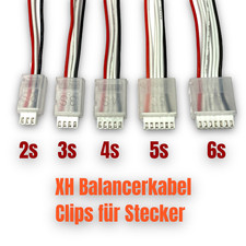 ✅ 5x XH Femelle Boîtier Clip pour 2s 3s 4s 5s 6s Lipo Batterie Balancer...