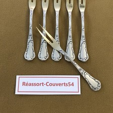 1 fourchette à escargot CHRISTOFLE modèle CHRYSANTHEME métal argenté 15,2 cm