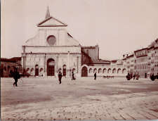 Italie, Florence, S.Maria Novella, 1906 Vintage print Tirage citrate  7,5x10