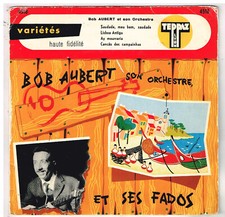 BOB AUBERT (Hugues AUFRAY)  Saudade meu bem, saudade      "7" 45 tours EP