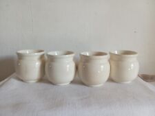 4 Anciens pots de yaourt Presto
