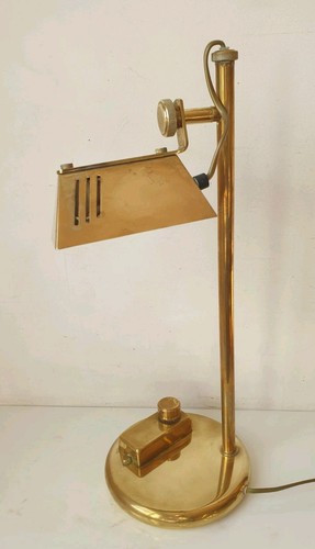 Lampe table metal laiton - table,