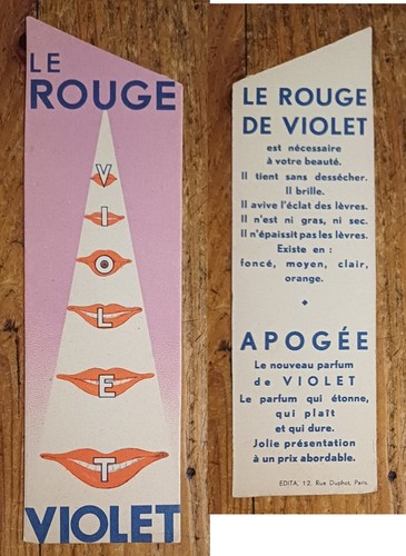 Marque page rouge - marque,