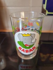 VERRE A MOUTARDE PUBLICITAIRE ÉLÉPHANT BABAR AMORA