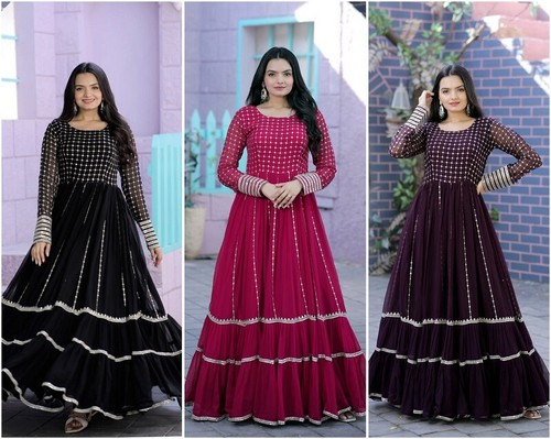 Robe gown kameez pakistani - gown,