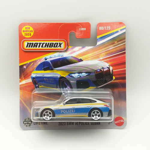 Matchbox bmw i4 police - matchbox,
