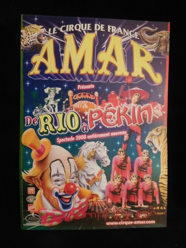 Affiche cirque amar rio - affiche,