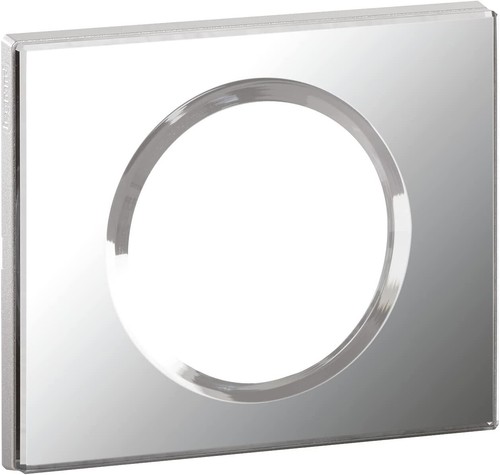 Plaque poste verre miroir - 1,