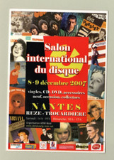 SALON DU DISQUE 2007 NANTES carte postale DALIDA SHEILA VARTAN FARMER INDOCHINE