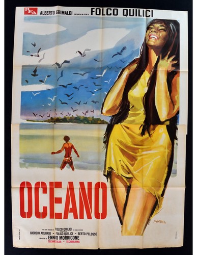 Affiche oceano folco quilici - affiche,