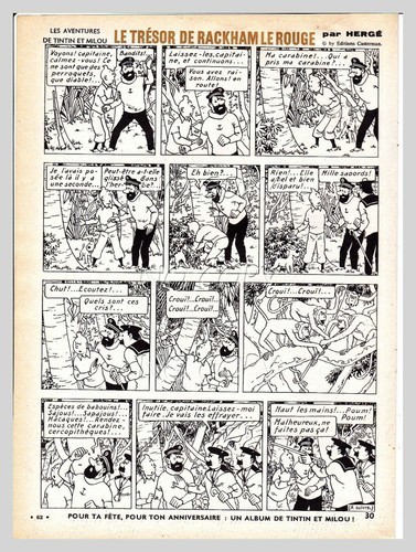 1963 tintin trésor de - 1963, le