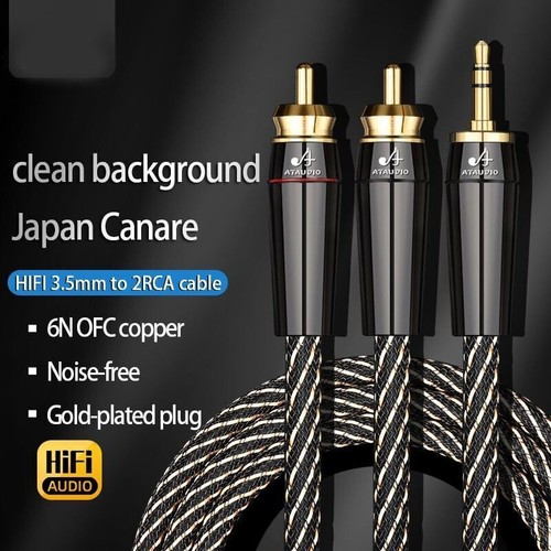 Hifi 5mm 2rca audio - to,