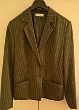 Blazer veste COMMA taille 36 gris à rayures 🌷état NEUF🌷