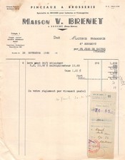 1950 PINCEUX ET BROSSERIE MAISON V BRENET A SOUCHE - LAITERIE FROMAGERIE D AGR
