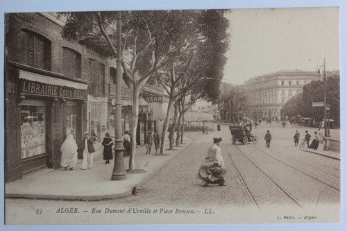 Cpa algérie alger - cpa, rue