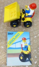 1989 LEGO Legoland 6507 Mini Dumper Complete !