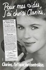 Publicité Papier - Créme Clarins de 1983