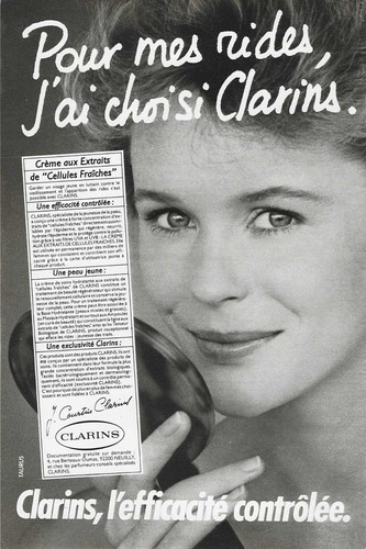 Publicité papier créme - publicité,