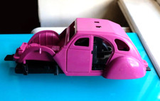 Gyrojet Les Cascadeurs CARROSERIE Mécanisme 2CV CITROEN ROSE 1978 Kenner Meca