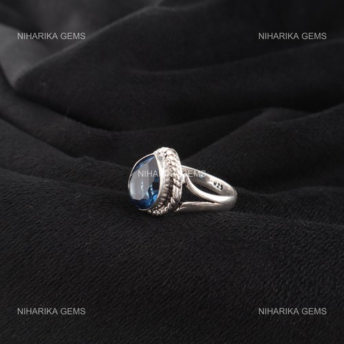 Bague solitaire argent - bague,