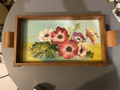 Plateau art déco - en, chêne