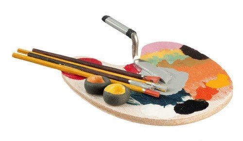 Palette peinture miniature - de,
