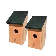 Lot de 2 nichoirs en Bois pour