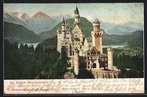 Carte postale château royal - carte,